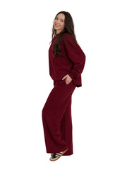 Kolekcja Homewear Bordowa