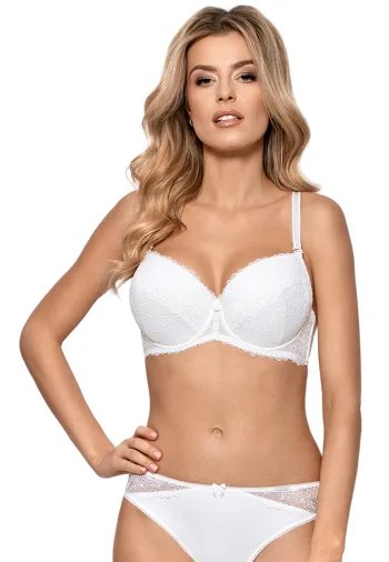 Biustonosz Push Up Koronkowy Bianca