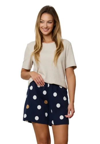 Piżama Wiskozowa W Grochy Oceane