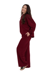 Kolekcja Homewear Bordowa