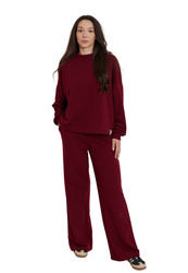 Kolekcja Homewear Bordowa