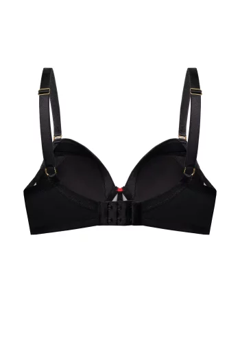 Biustonosz Push Up Z Haftem  Valentine