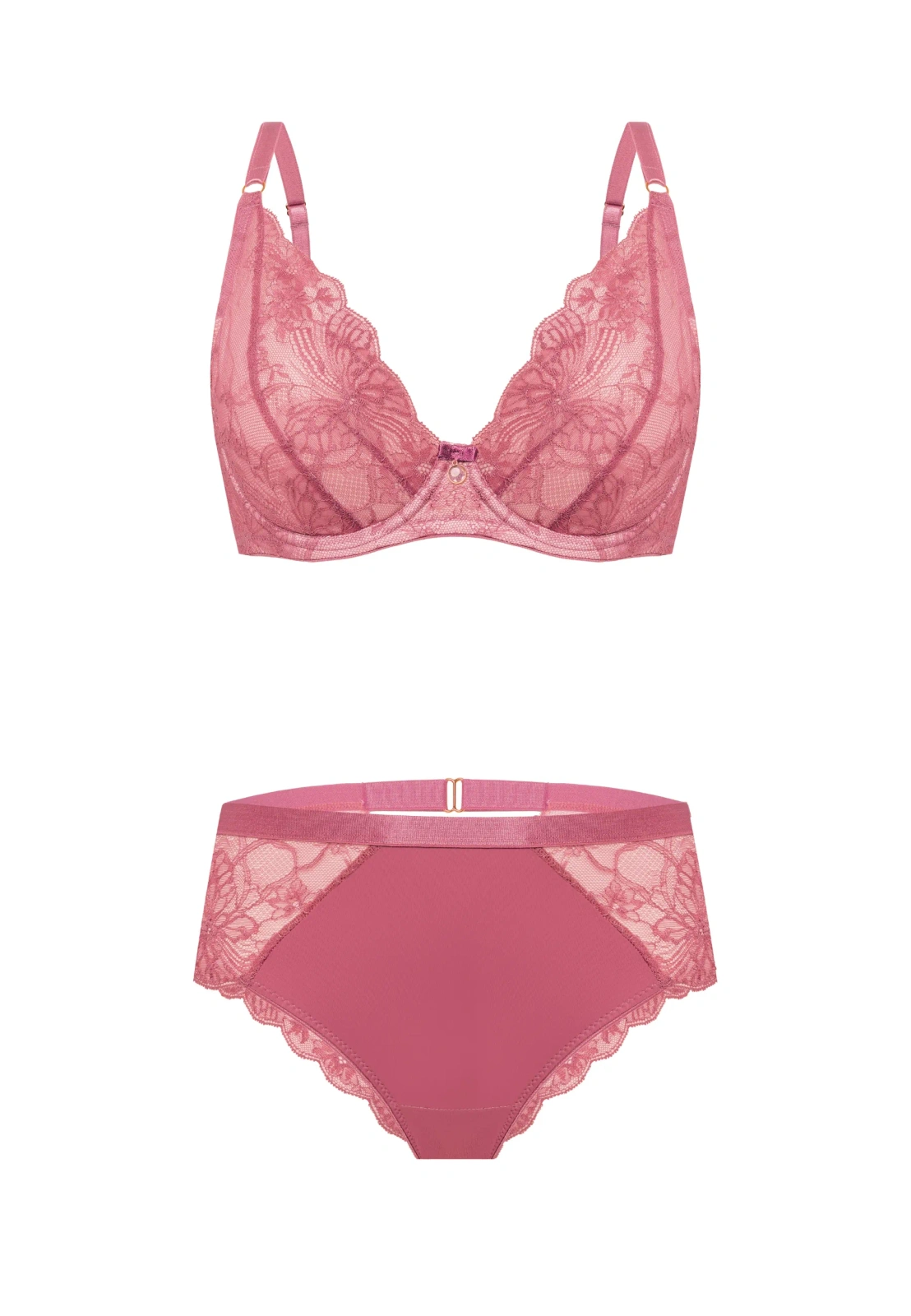 Zestaw Ofelia Biustonosz Push Up + Brazyliany