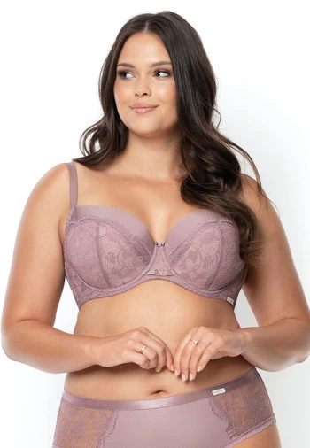 Biustonosz Usztywniany Koronkowy Zora