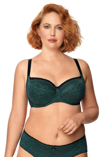 Biustonosz Półusztywniany Koronkowy Xena