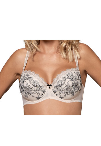 Biustonosz Push Up Z Haftem  Margot