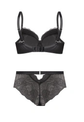 Zestaw Violette Biustonosz Push Up + Szorty