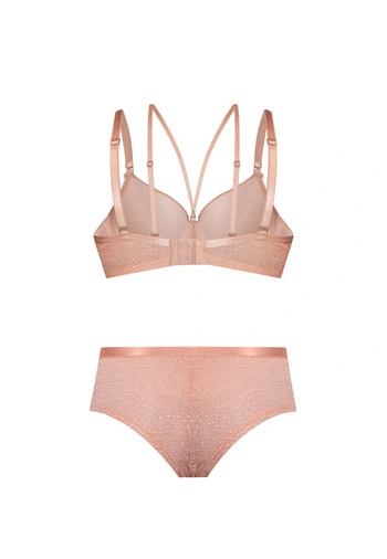 Komplet Camelia Biustonosz Double Push Up+ Brazyliany