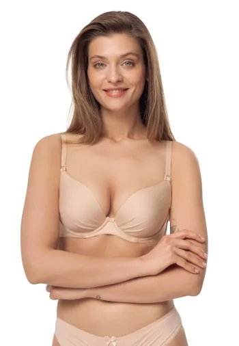 Biustonosz Double Push Up Gładki  Lili