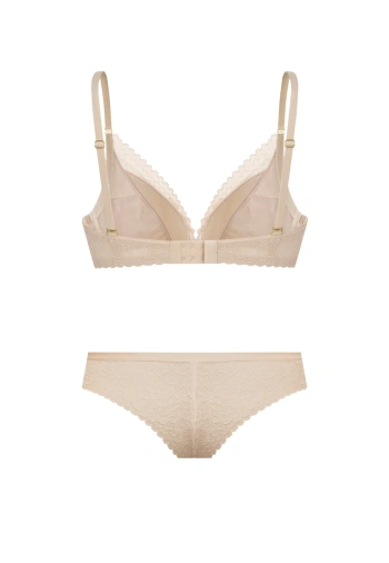 Zestaw Elisabeth Biustonosz Push Up + Brazyliany Koronkowe