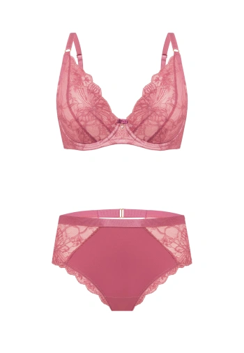Zestaw Ofelia Biustonosz Push Up + Brazyliany