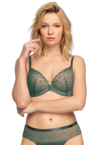 Biustonosz Push Up Koronkowy Elektra