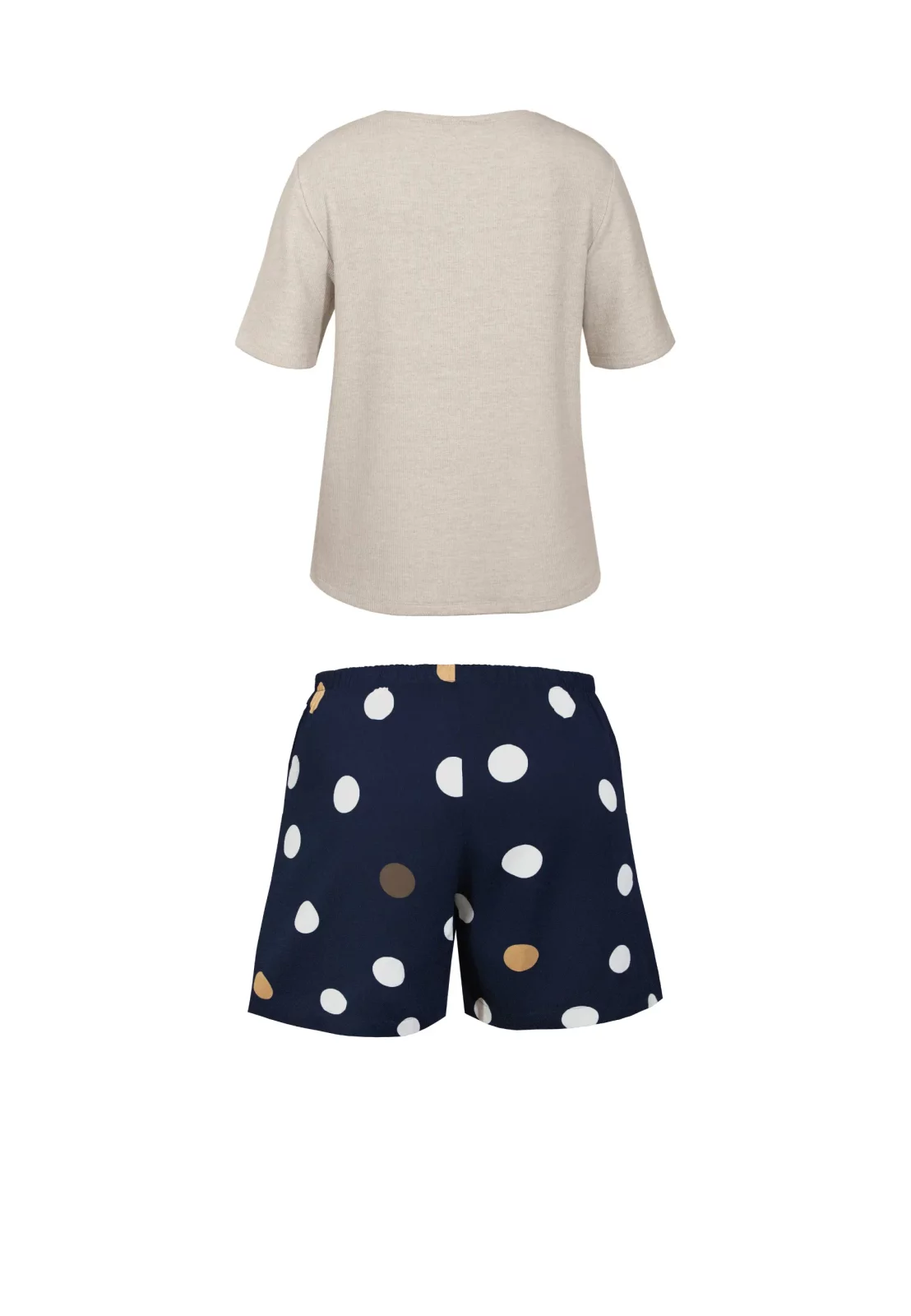 Piżama Wiskozowa W Grochy Oceane