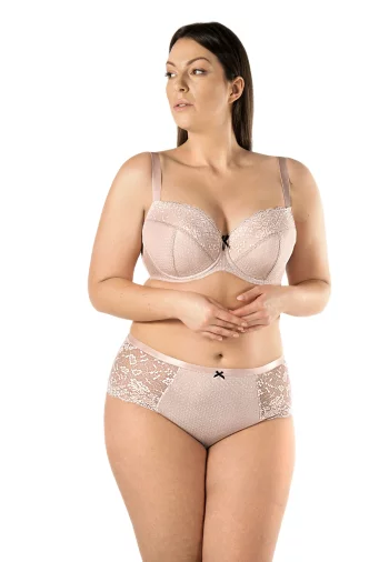 Biustonosz Usztywniany Koronkowy Pia