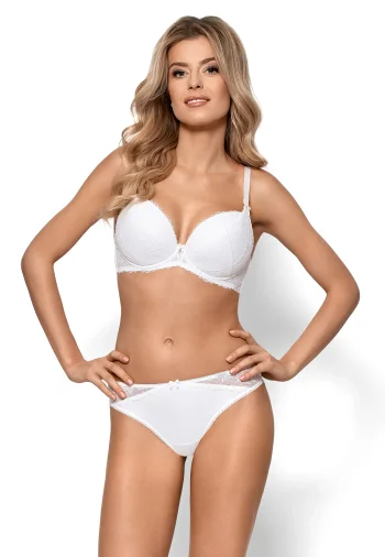 Biustonosz Push Up Koronkowy Bianca