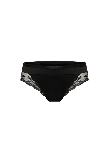 Brazyliany Z Koronką Czarne Petra