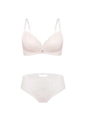 Zestaw Octavia Biustonosz Push Up Bez Fiszbin + brazyliany