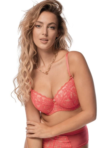 Biustonosz Usztywniany Koronkowy Karen