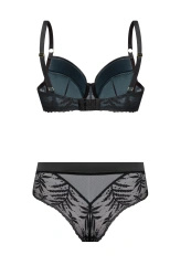Zestaw Vincenza Biustonosz Push Up + Brazyliany
