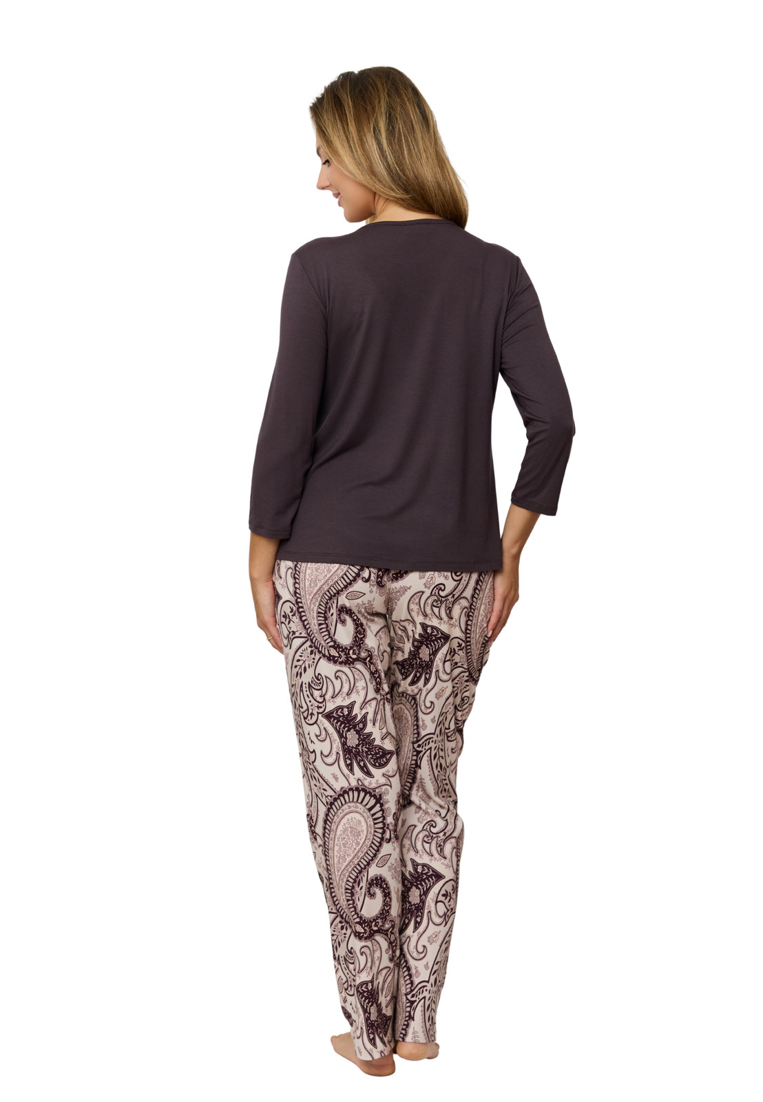 Piżama Bawełniana Długa Iris