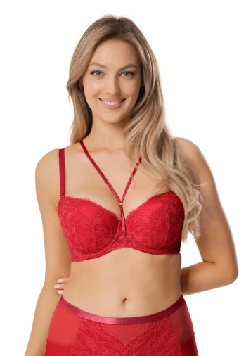 Biustonosz Push Up Ze Strapsami Rosalia