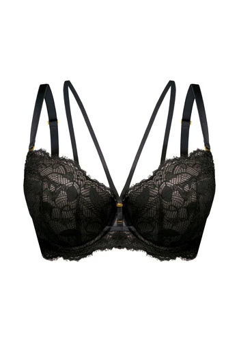 Biustonosz Push Up Koronkowy Rosalia