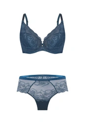Komplet Charlotte Biustonosz Push Up + Brazyliany